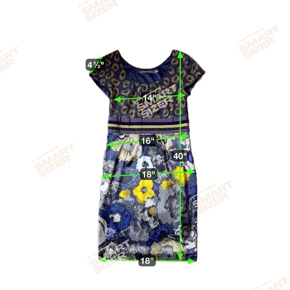 Boden Limited Edition Silk Print Dress Size 6 - Picture 6 of 10